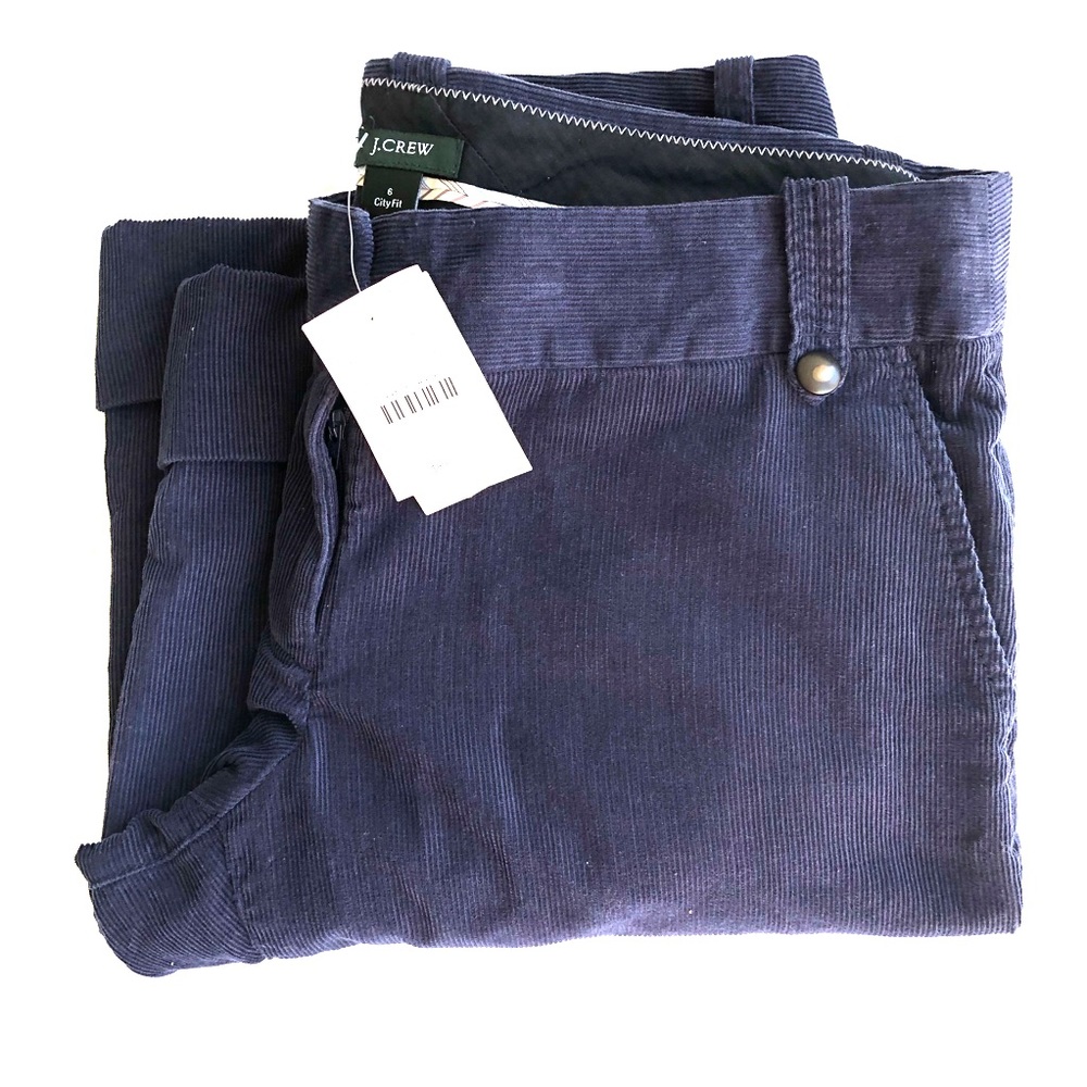 J. Crew, City Fit, Trouser Pants, Navy, 6